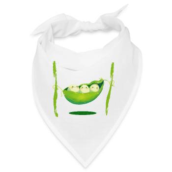 Bohnen Hängematte  - Bandana - Weiß - Vorne