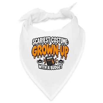 Günstiges Grusel-Kostüm Erwachsener - Bandana - Weiß - Vorne