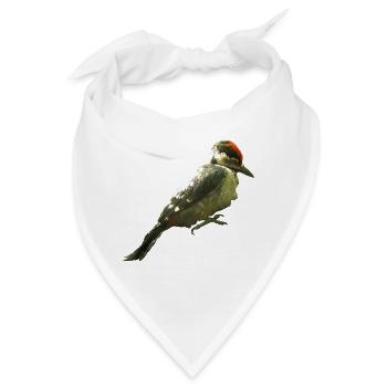 Buntspecht - Bandana - Weiß - Vorne