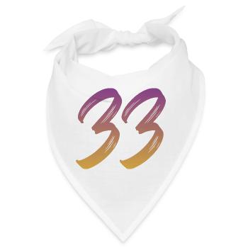 33 - Bandana - Weiß - Vorne