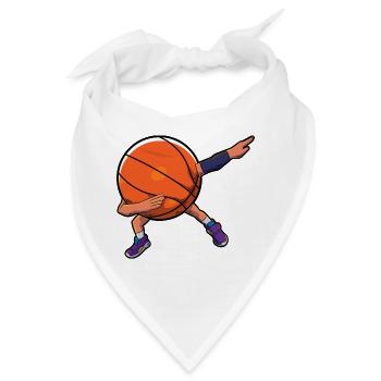 Basketball Dab - Bandana - Weiß - Vorne