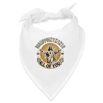  DISAPPOINTMENTS ALL OF, Christen Religionen - Bandana - Weiß - Vorne