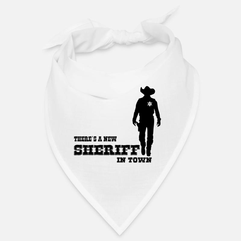SHERIFF - Bandana - blanc