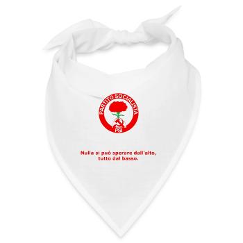 Nichts kann von oben gehofft werden - Bandana - Weiß - Vorne