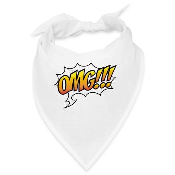 OMG! - Bandana - Weiß - Vorne