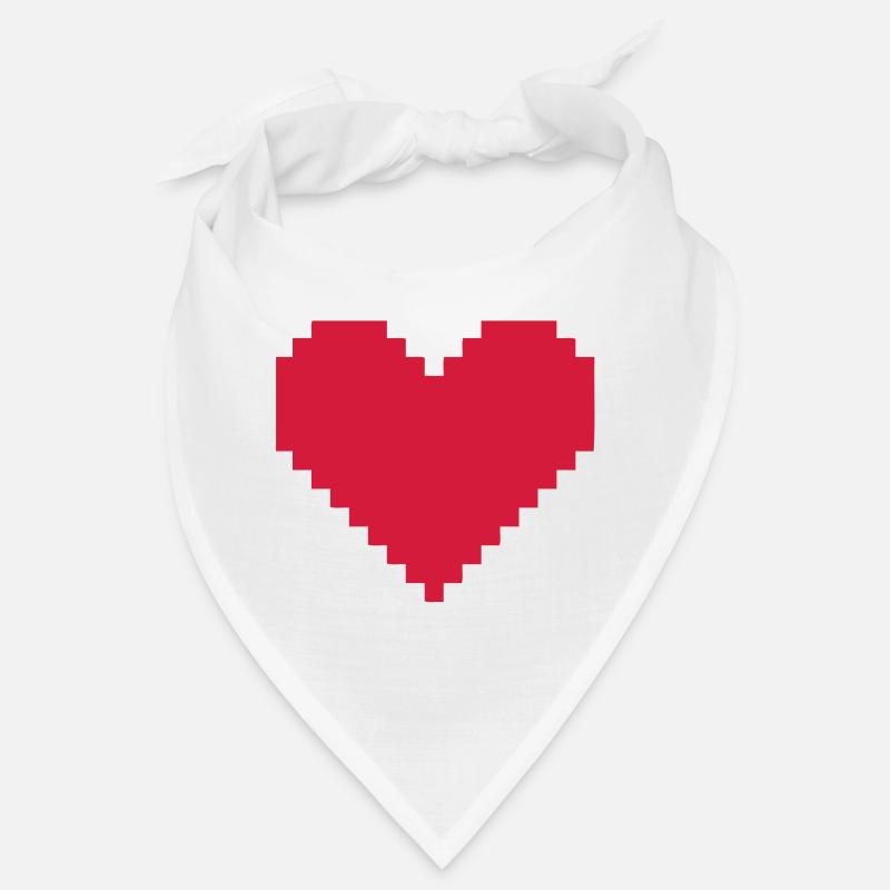 coeur pixel Bandana