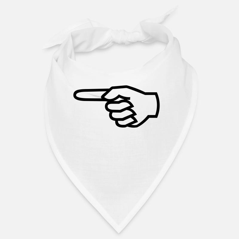 Hand, Finger - links Bandana