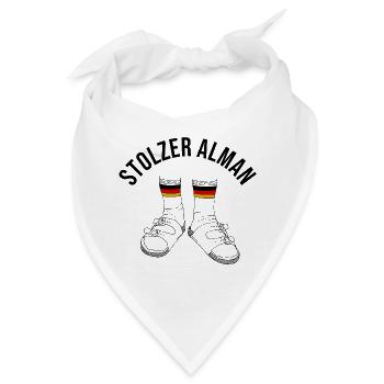 Stolzer Alman - Bandana - Weiß - Vorne