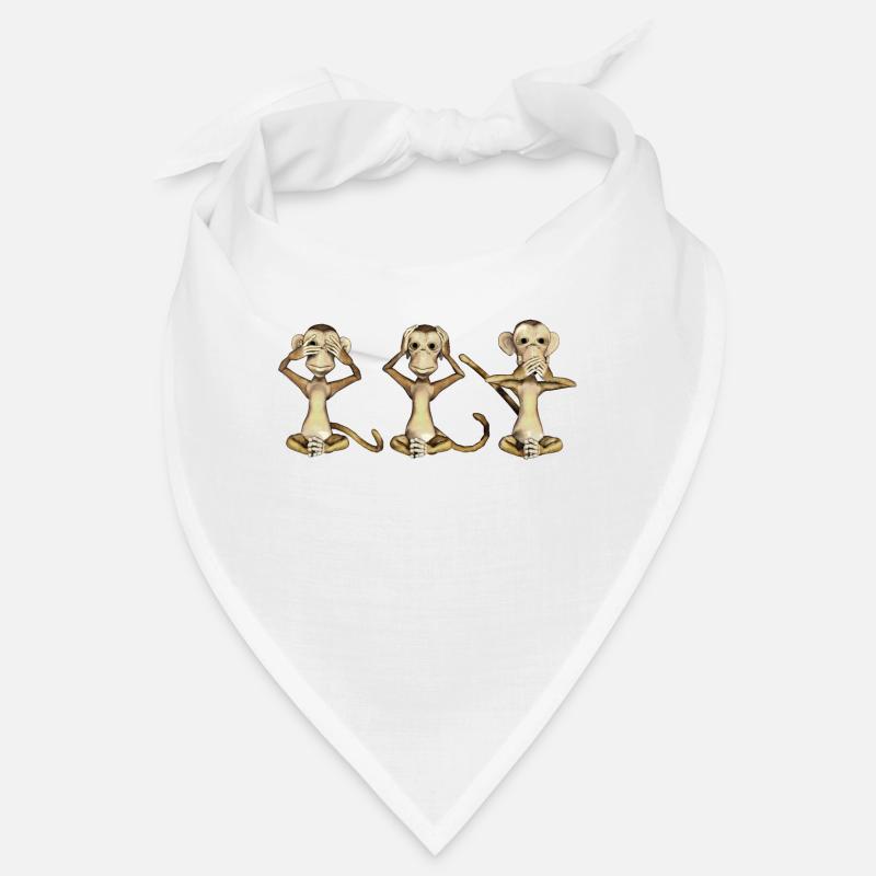 The three monkeys Bandana