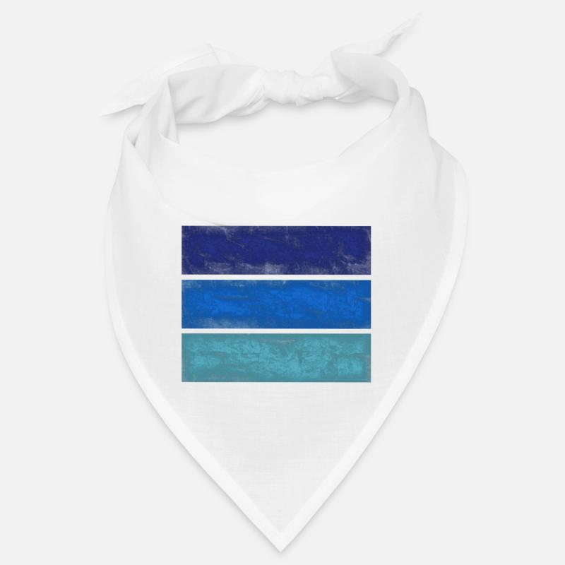 Blue rectangles Bandana