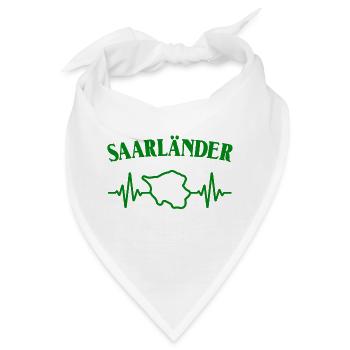 Saarländer Saarland EKG - Bandana - Weiß - Vorne