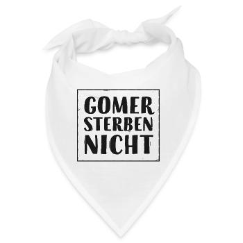 Gomer sterben nicht - Bandana - Weiß - Vorne