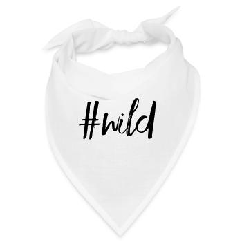 #wild - Bandana - Weiß - Vorne