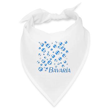 Bavaria Bayern - Bandana - Weiß - Vorne