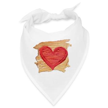 Liebe ist alles - Sonja Ariel von Staden - Bandana - Weiß - Vorne