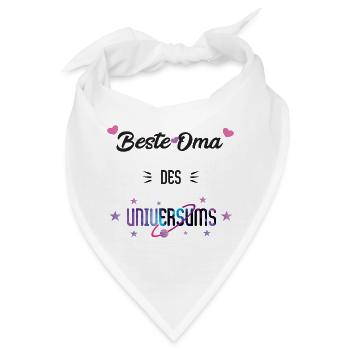 Oma des Universums - Bandana - Weiß - Vorne