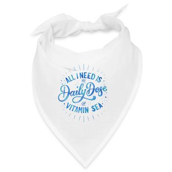 Vitamin Sea - Bandana - Weiß - Vorne