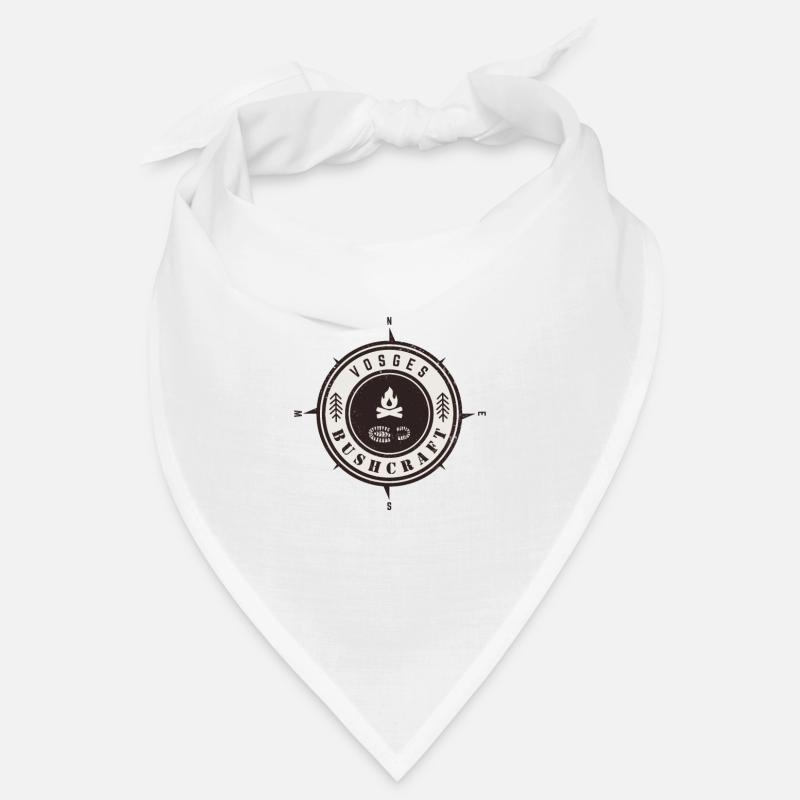 Bushcraft Vosges - Bandana - blanc