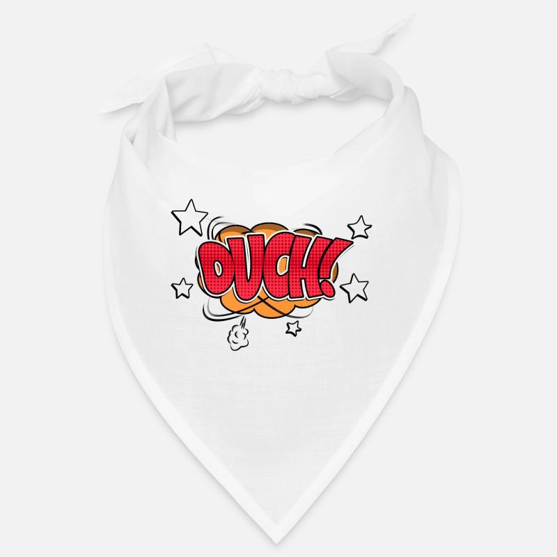 Au! Comic Style Bubble Graffiti Schriftzug Bandana