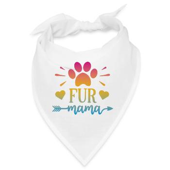 Pelz Mama - Bandana - Weiß - Vorne