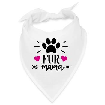 Pelz Mama - Bandana - Weiß - Vorne