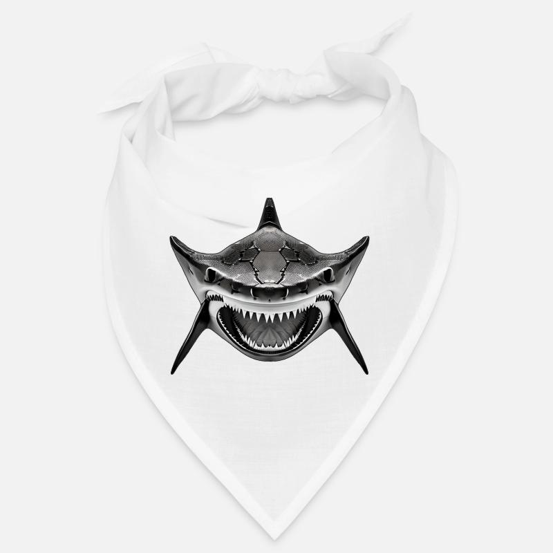 Requin avec la gueule ouverte Bandana