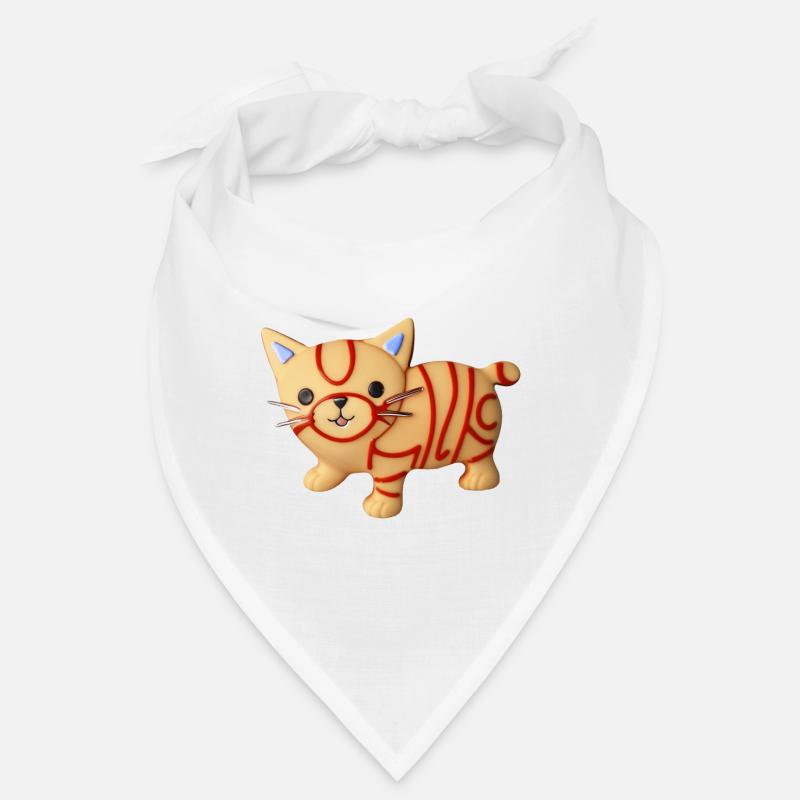 Cher chat gentil - Bandana - blanc