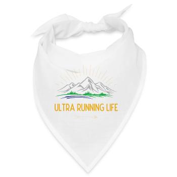 Ultra-Laufleben - Bandana - Weiß - Vorne