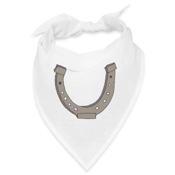 hufeisen - Bandana - Weiß - Vorne