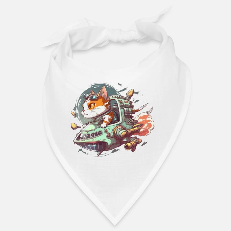 Cosmic Cat Commander Bandana