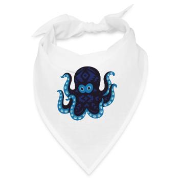 Meerestiere - Bandana - Weiß - Vorne
