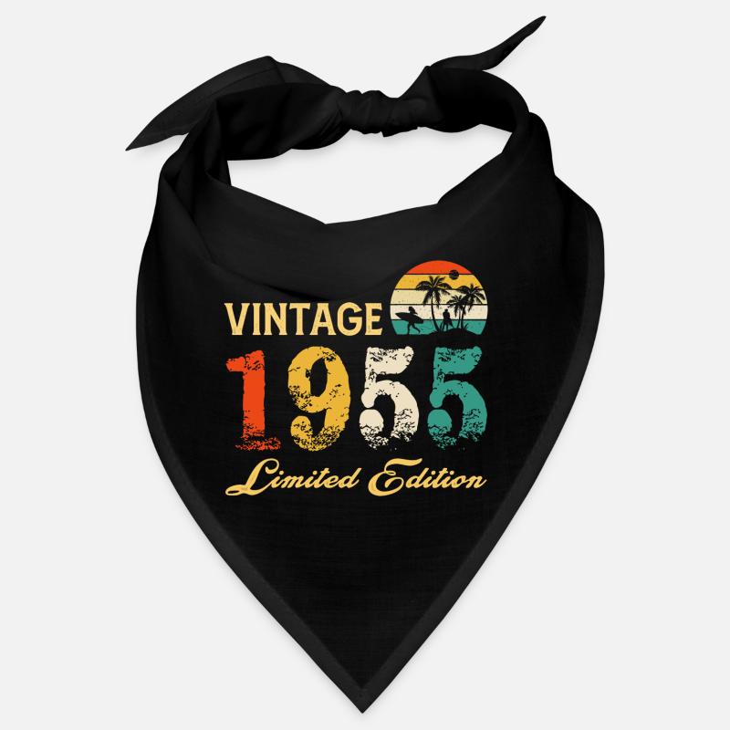 Vintage 1955 Limitierte Auflage Made in 1955 Geburtstag Bandana