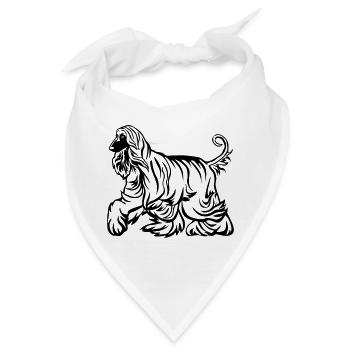 Afghane - Bandana - Weiß - Vorne