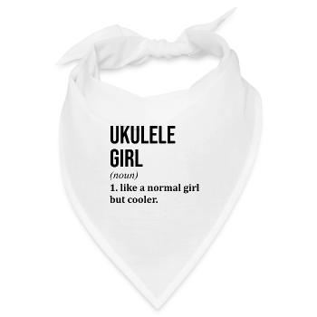 Ukulele Ukulele Ukulele - Bandana - Weiß - Vorne