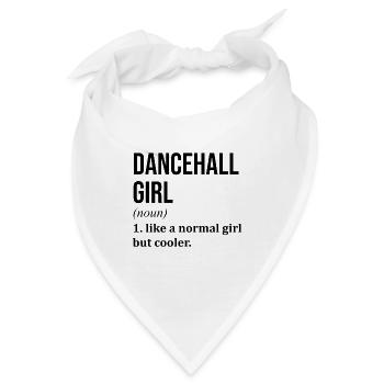 Dancehall Dancehall Dancehall - Bandana - Weiß - Vorne