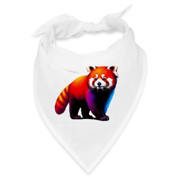 Kleiner Panda - Bandana - Weiß - Vorne