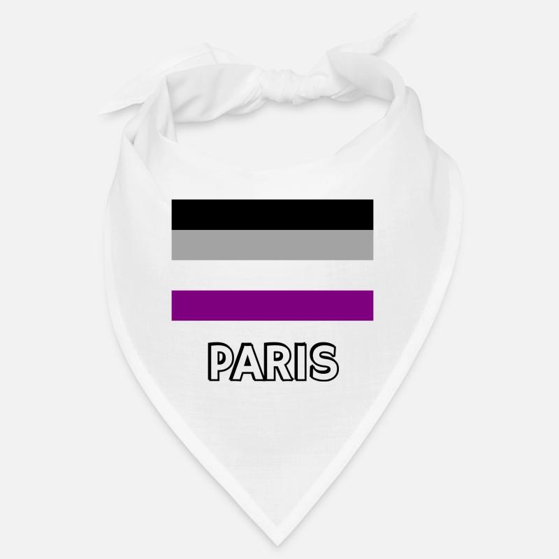 Asexualité Pride Drapeau Paris Bandana