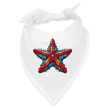 Seestern - Bandana - Weiß - Vorne