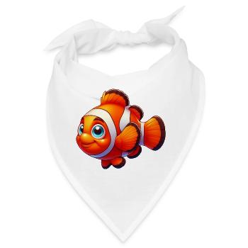 Clownfische - Bandana - Weiß - Vorne