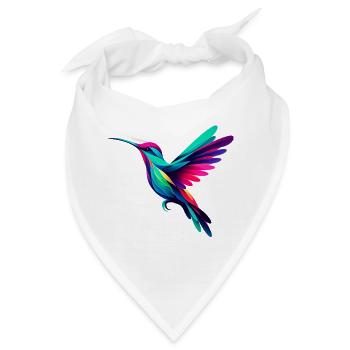 Kolibri - Bandana - Weiß - Vorne