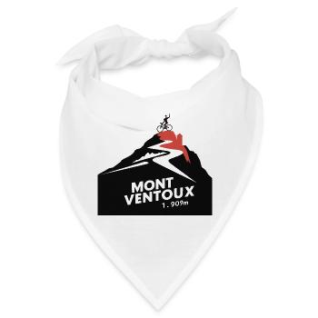 Mont Ventoux - der Radweg bis zum Gipfel - Bandana - Weiß - Vorne