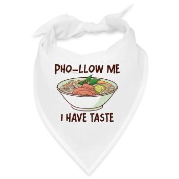 Lustige Pho Vietnamesische Nudelsuppe Pho - Bandana - Weiß - Vorne