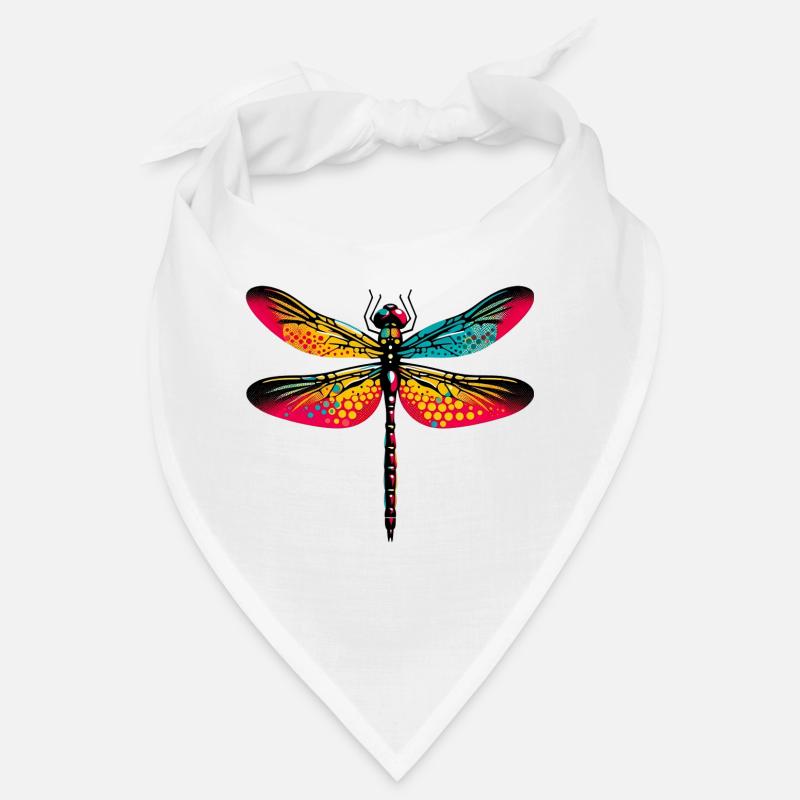 Libelle - Bandana - Weiß