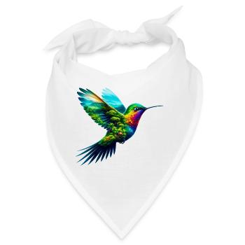 Kolibri - Bandana - Weiß - Vorne