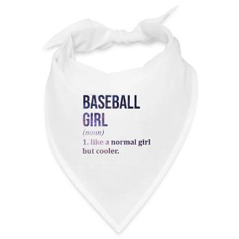 Baseball Baseball Baseball - Bandana - Weiß - Vorne