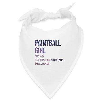 Paintball Paintball Paintball - Bandana - Weiß - Vorne