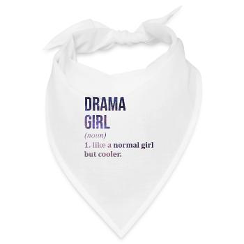 Drama Drama Drama - Bandana - Weiß - Vorne