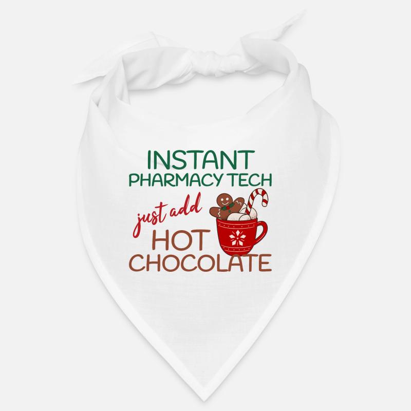 Pharmacie instantanée tech chocolat chaud Noël Bandana