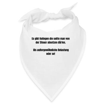 Kollegen 2 - Bandana - Weiß - Vorne