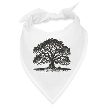 Eiche - Bandana - Weiß - Vorne